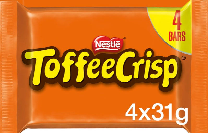 Nestle Toffeecrisp Chocolate 4Pk | High Quality Chocolate & Sweets Online - Product Image Nestle Toffeecrisp Chocolate 4Pk | High Quality Chocolate & Sweets Online - Product Image